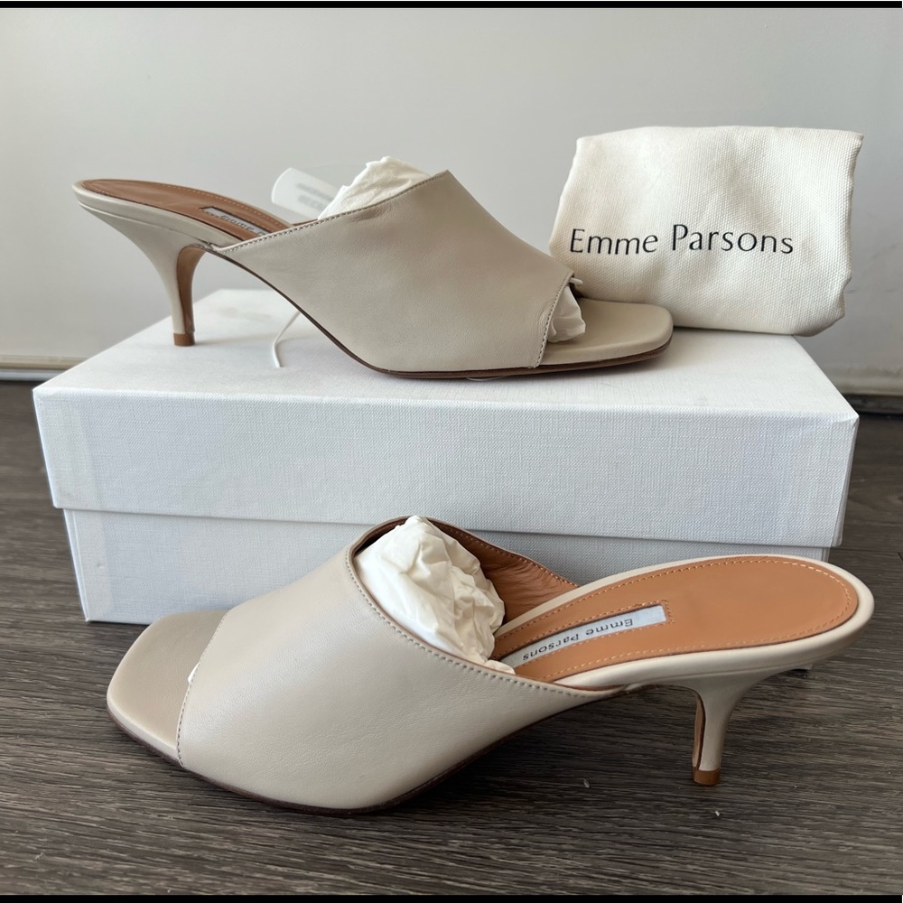 NWT Emme Parsons Sabine Leather Thong Sandals EU40